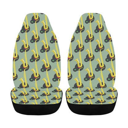 Saxophone Print Design LKS405 Car Seat Covers