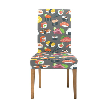 Sushi Print Design LKS302 Dining Chair Slipcover