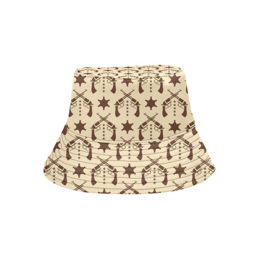 Western Cowboy Print Design LKS302 Unisex Bucket Hat