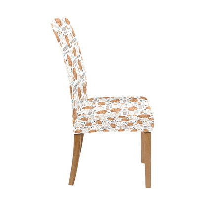 Vizslas Print Design LKS301 Dining Chair Slipcover