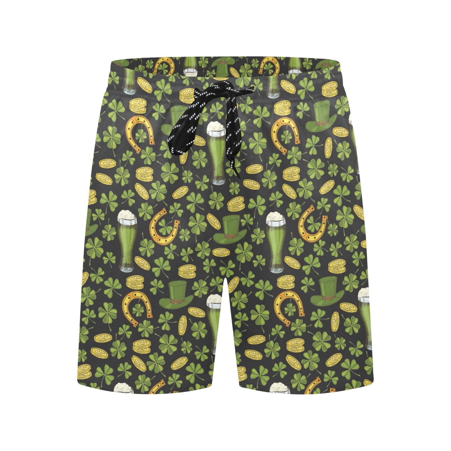 St Patricks Day Print Design LKS307 Men's Swim Trunks Beach Shorts