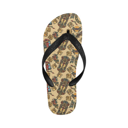 Totem Print Design LKS305 Flip Flops