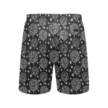 Tree Of Life Print Design LKS304 Men's Swim Trunks Beach Shorts