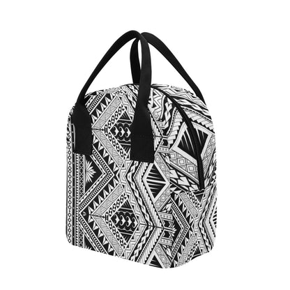 Samoan Tattoo Style Print Design LKS307 Insulated Lunch Bag