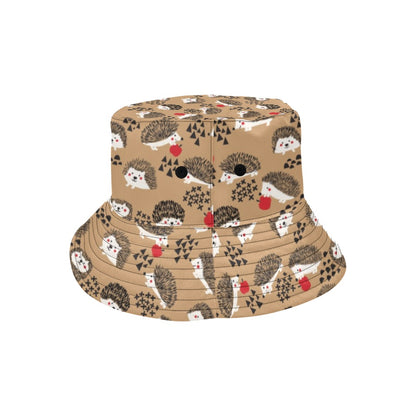 Hedgehog Print Design LKS403 Unisex Bucket Hat