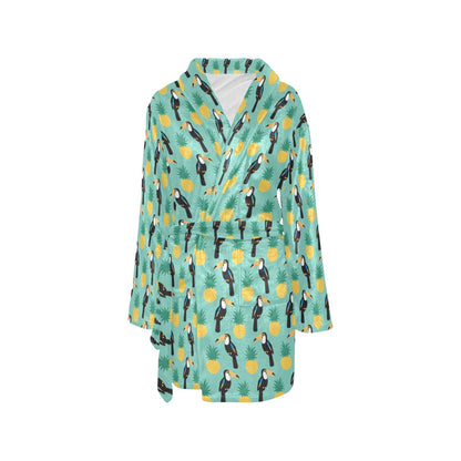 Toucan Print Design LKS301 Women's Fleece Robe