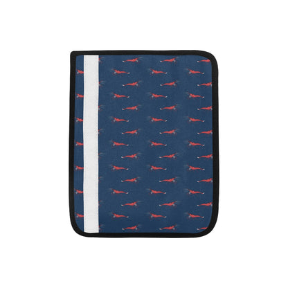 Shrimp Print Design LKS305 Car Seat Belt Cover
