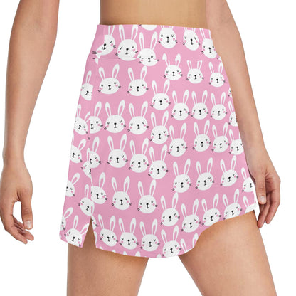 Rabbit Print Design LKS401 17" Golf & Pickleball Skort with Pockets