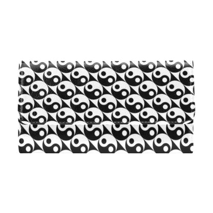 Yin Yang Print Design LKS304 Women's Trifold Wallet
