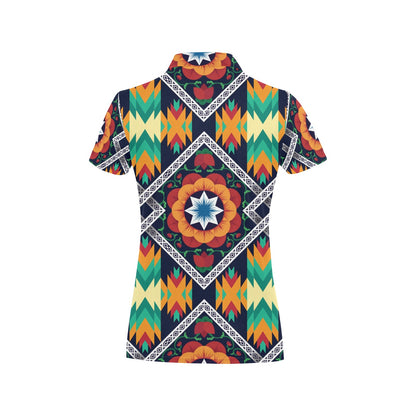 African Kente Women's Polo Shirt
