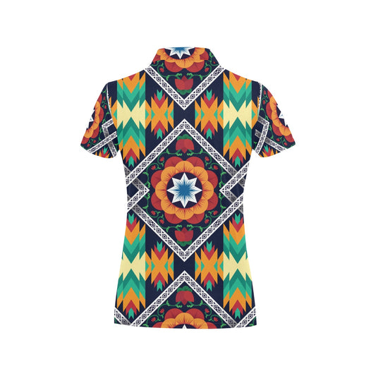African Kente Women's Polo Shirt