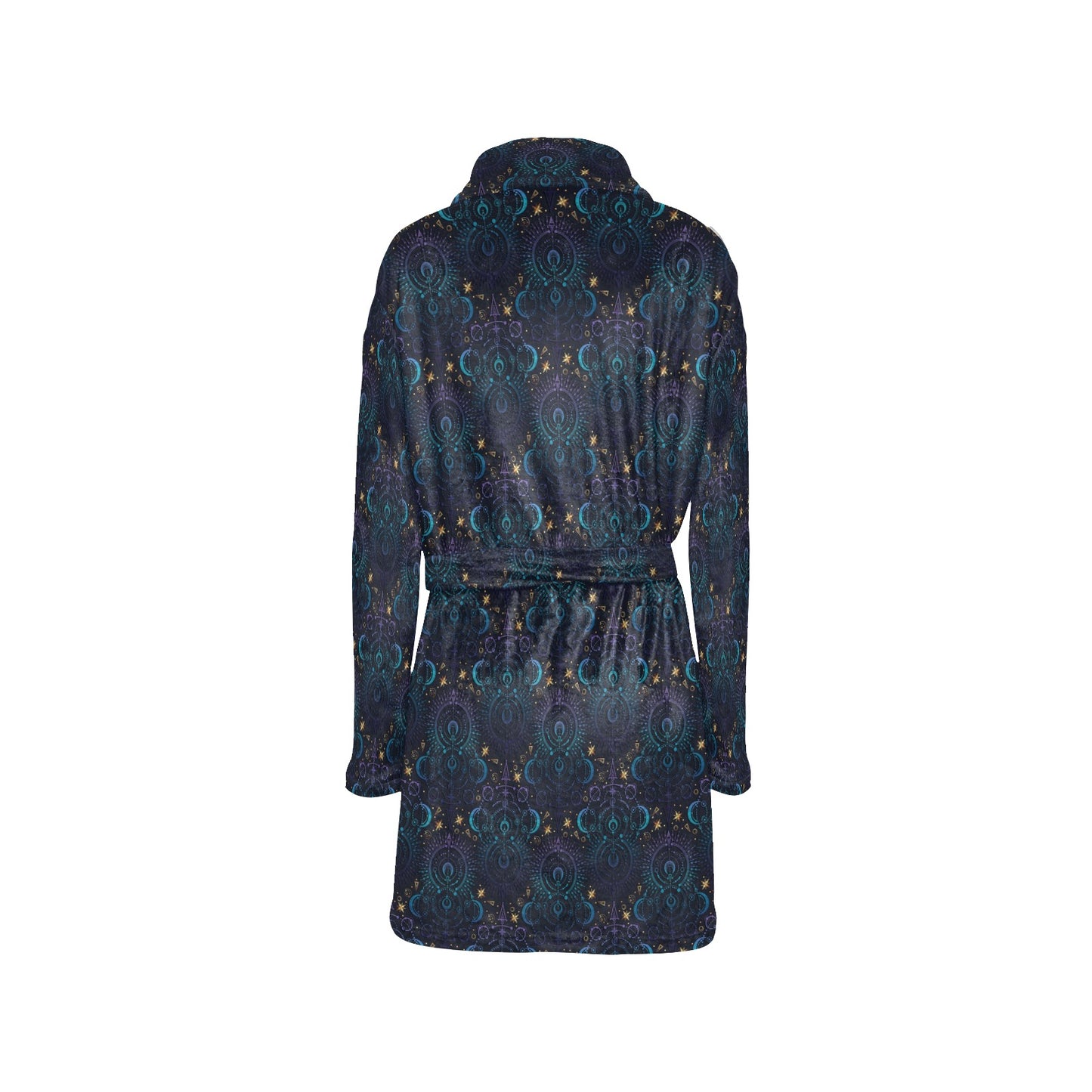 Celestial Pattern Print Design 06 Women's Fleece Robe