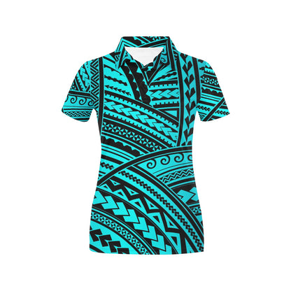 Polynesian Tribal Women's Polo Shirt