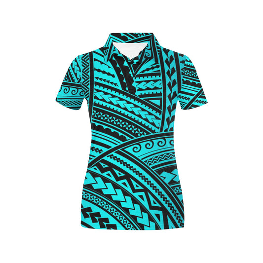 Polynesian Tribal Women's Polo Shirt