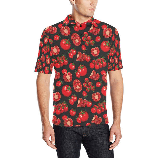 Tomato Print Design LKS303 Men Polo Shirt