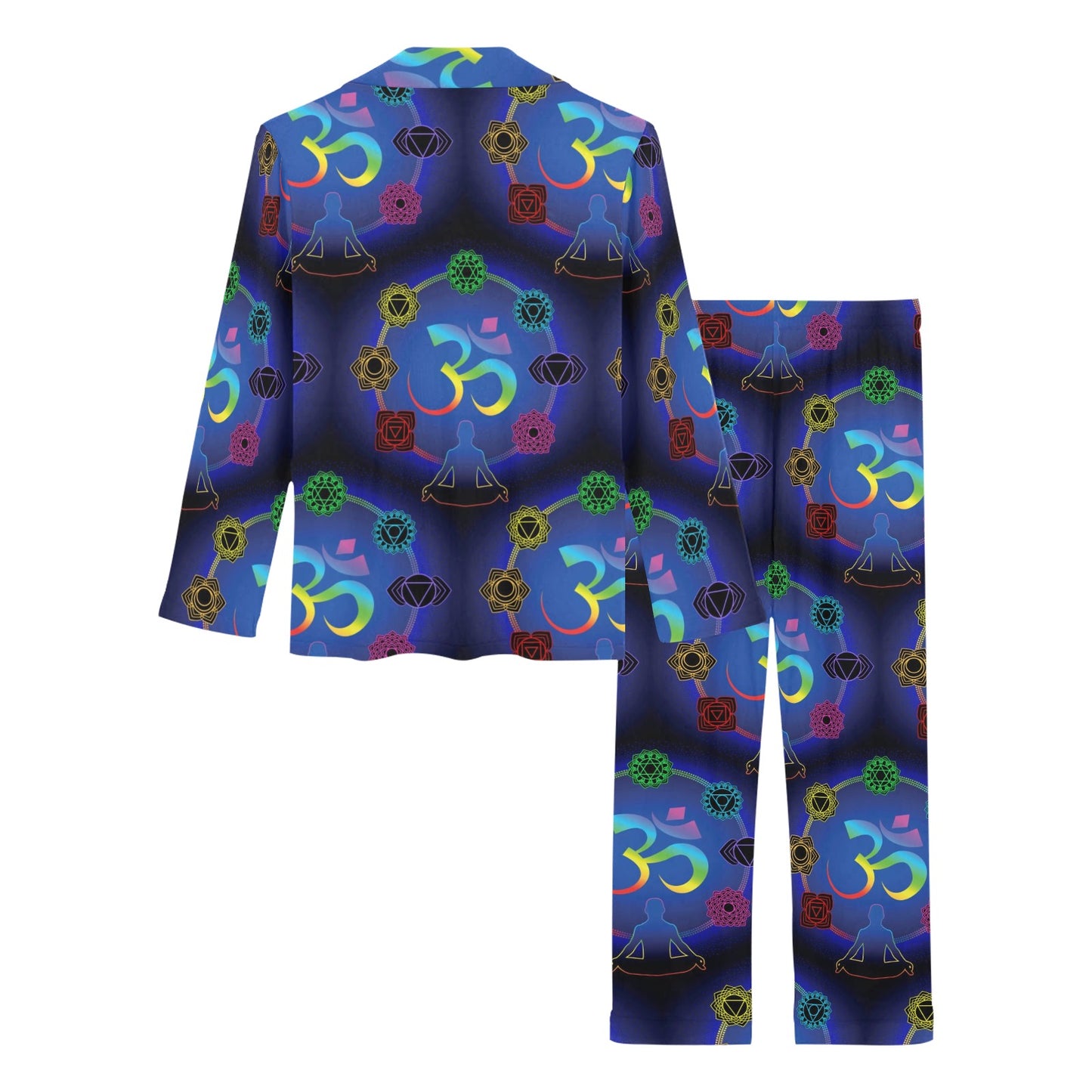 Chakra Zen Yoga OM Women's Long Pajama Set