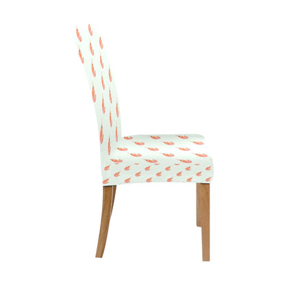 Shrimp Print Design LKS304 Dining Chair Slipcover
