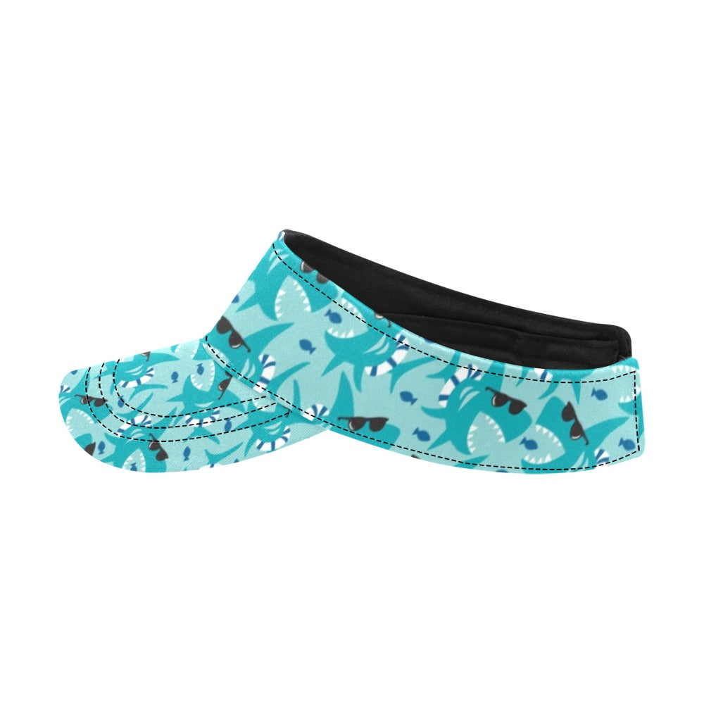 Shark Cute Print Design LKS302 Unisex Sun Visor