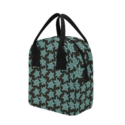 Sea Turtle Print Design LKS302 Insulated Lunch Bag