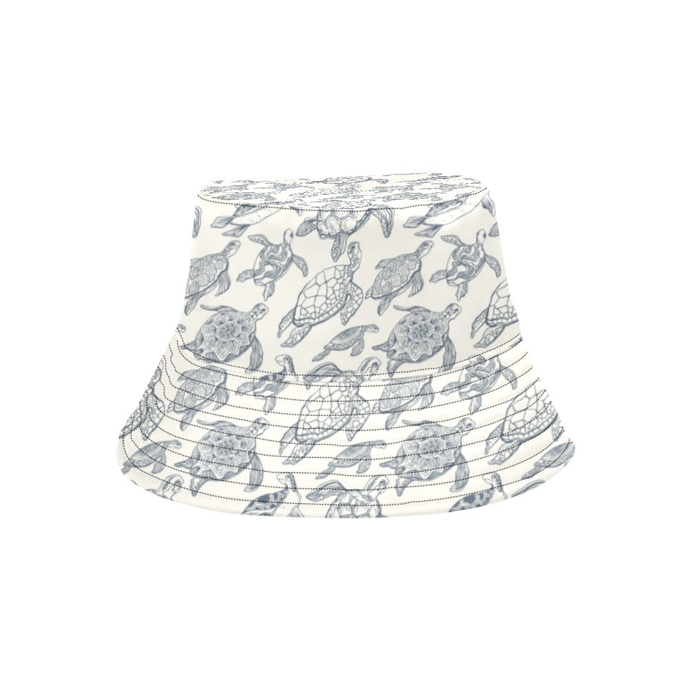 Sea Turtle Print Design LKS304 Unisex Bucket Hat