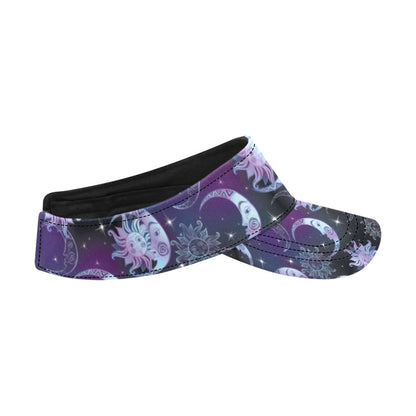 Sun Moon Print Design LKS303 Unisex Sun Visor