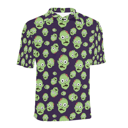 Zombie Print Design LKS303 Men Polo Shirt