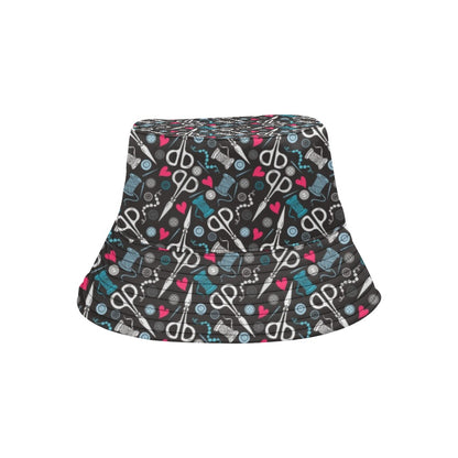 Sewing Equipment Print Design LKS305 Unisex Bucket Hat