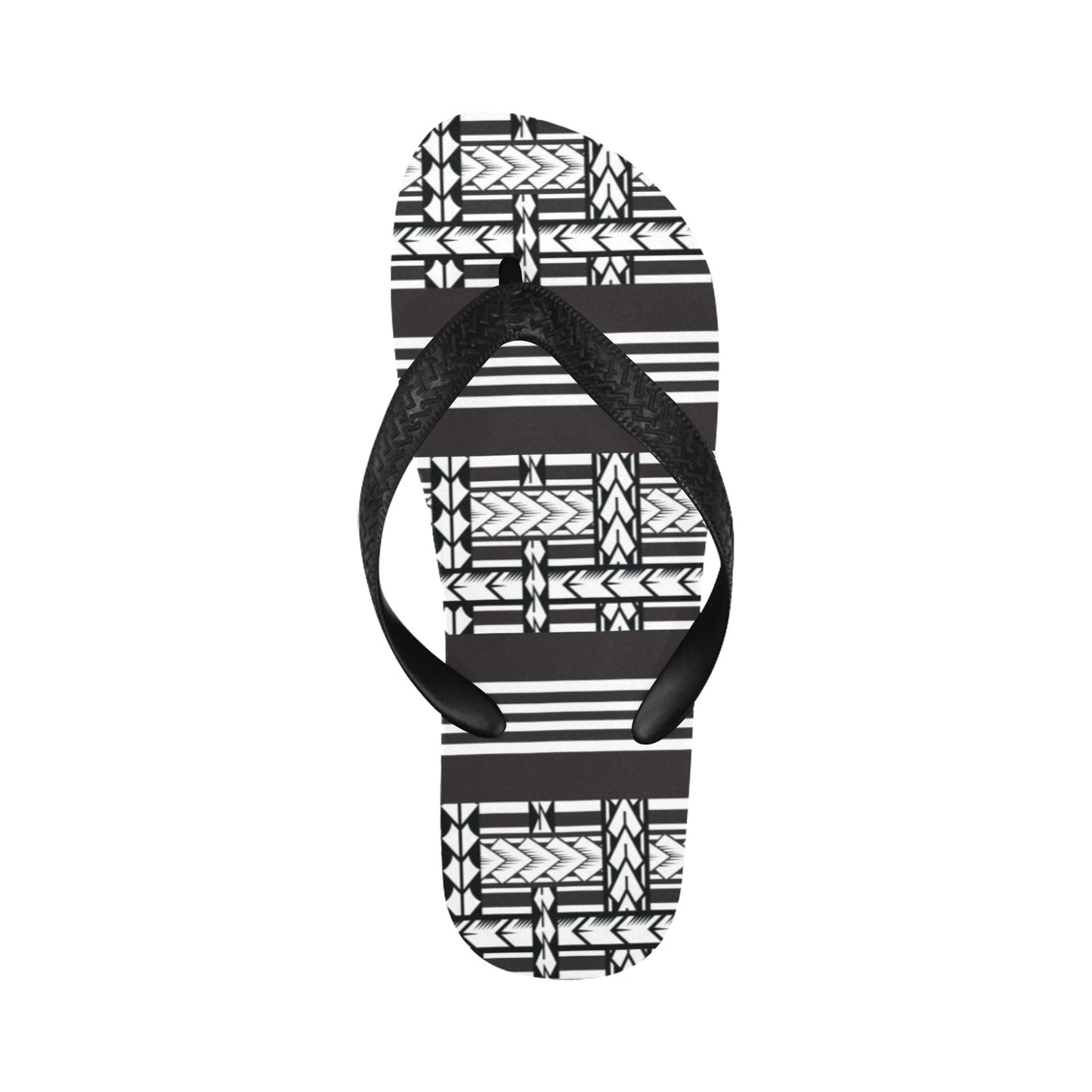 Samoan Tattoo Print Design LKS304 Flip Flops