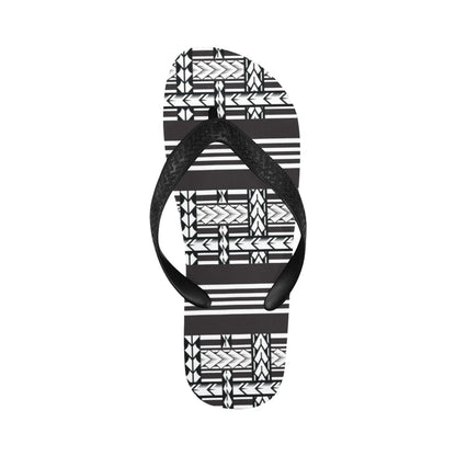 Samoan Tattoo Print Design LKS304 Flip Flops