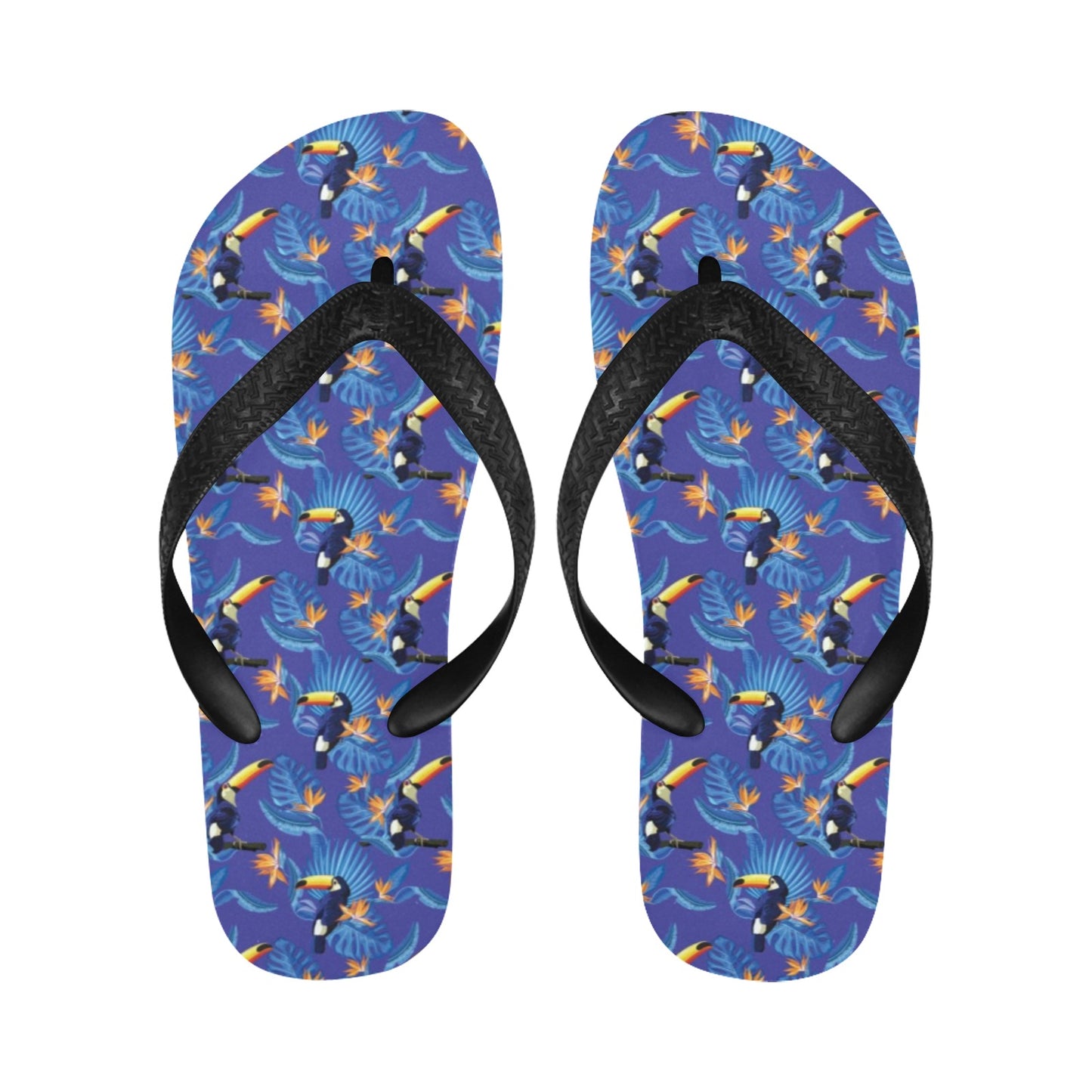 Toucan Print Design LKS306 Flip Flops