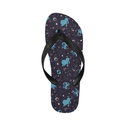 Zodiac Print Design LKS303 Flip Flops