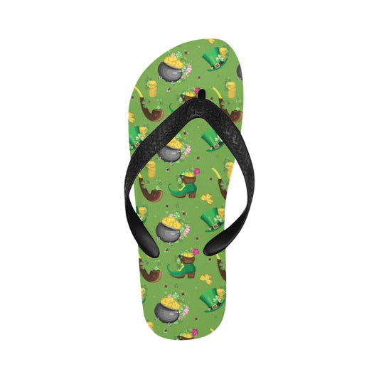 Shamrock Saint Patrick's Day Print Design LKS306 Flip Flops