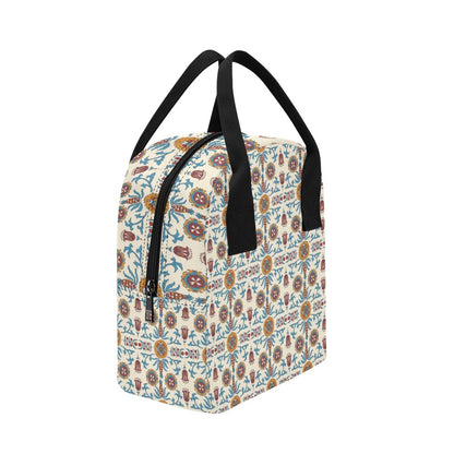 Suzani Print Design LKS301 Insulated Lunch Bag