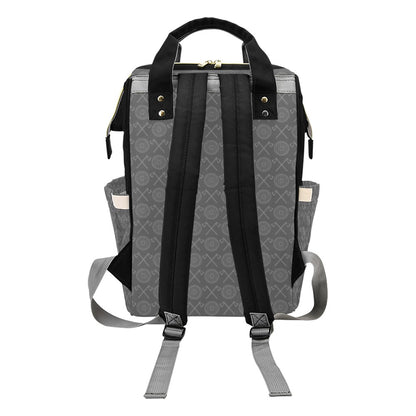 Vikings Print Design LKS303 Diaper Bag Backpack