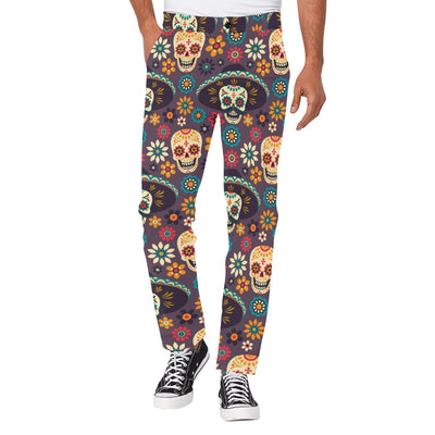 sugar skull Maxican Pattern Men's Pants