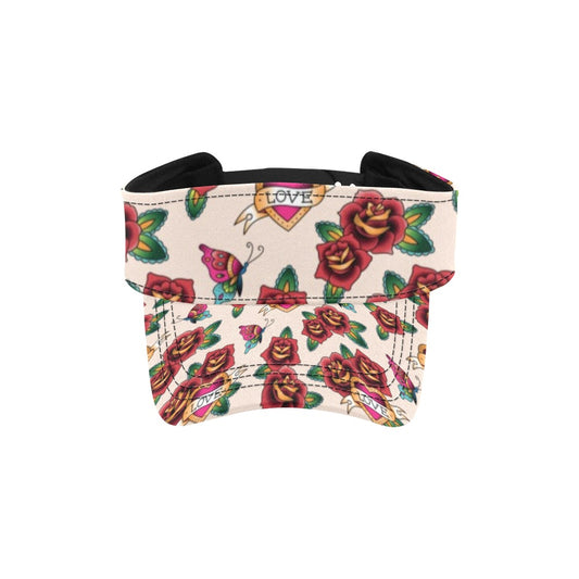 Tattoo Rose Print Design LKS302 Unisex Sun Visor