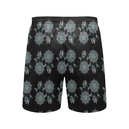 Dream Catcher Colorful Hand Draw Men's Swim Trunks Beach Shorts