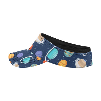 Planet With Star Print Design LKS303 Unisex Sun Visor