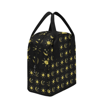 Sun Moon Print Design LKS304 Insulated Lunch Bag