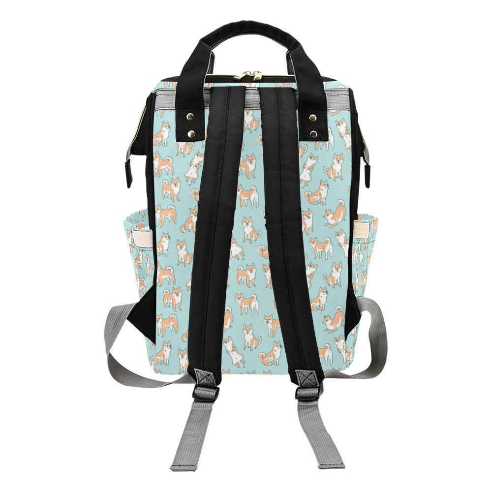 Shiba Inu Print Design LKS304 Diaper Bag Backpack