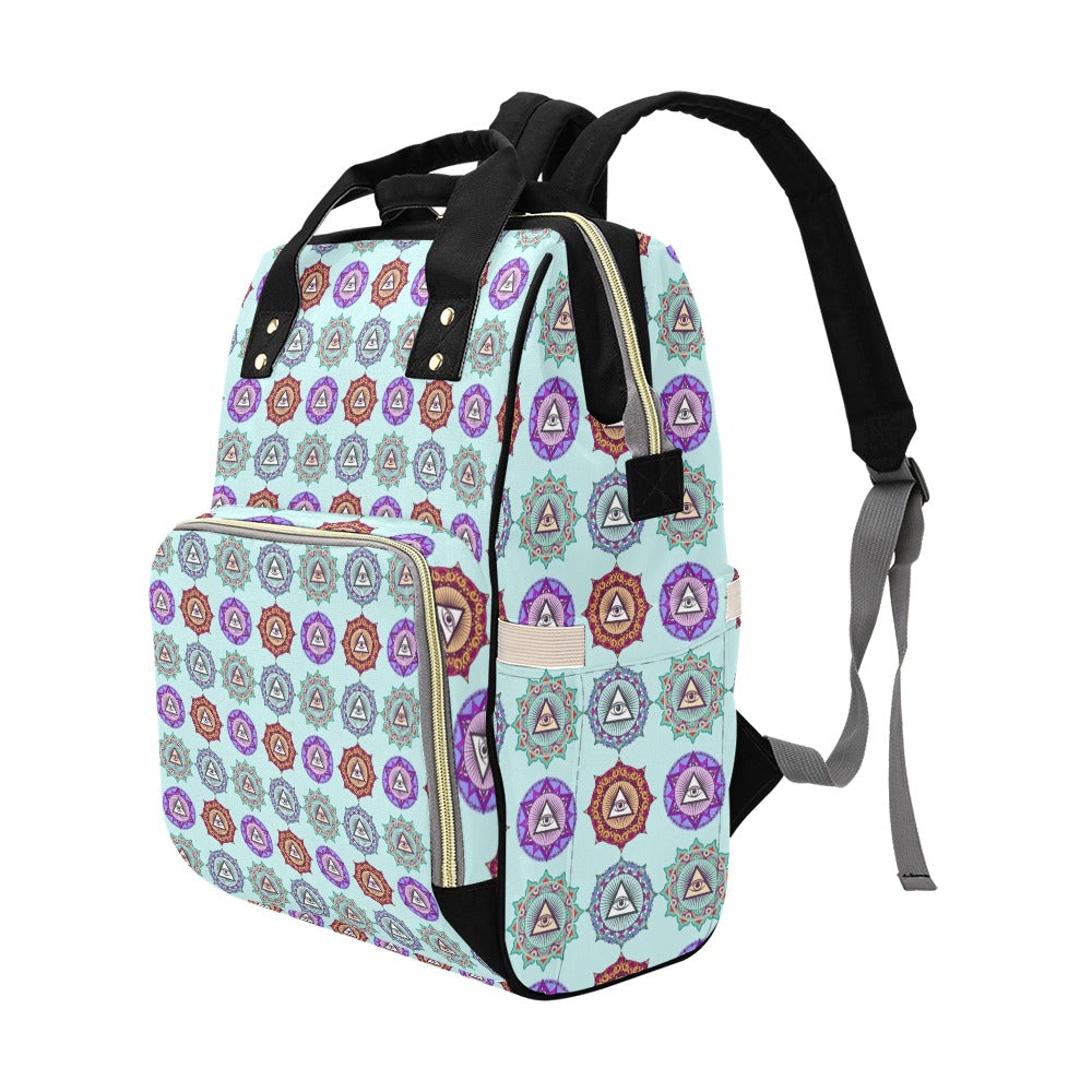 Third Eye Print Design LKS302 Diaper Bag Backpack