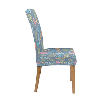 Seaweed Print Design LKS304 Dining Chair Slipcover