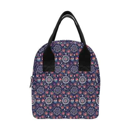 Suzani Print Design LKS305 Insulated Lunch Bag