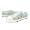 Bee Cute Print Design LKS304 Women's White Low Top Shoes