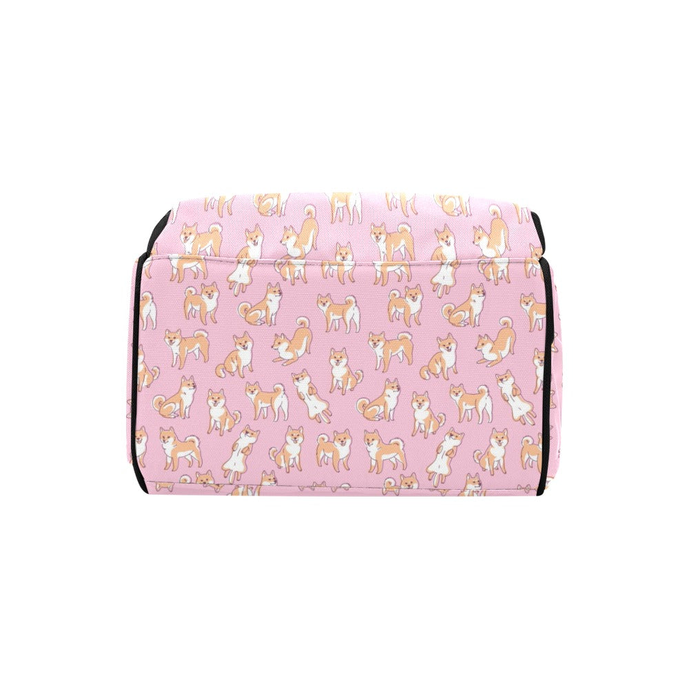 Shiba Inu Print Design LKS303 Diaper Bag Backpack