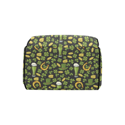 St Patricks Day Print Design LKS307 Diaper Bag Backpack