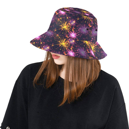 Firework Print Design LKS303 Unisex Bucket Hat