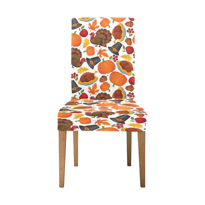 Thanksgiving Print Design LKS304 Dining Chair Slipcover