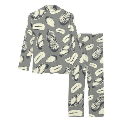 Peanut Pattern Print Design A01 Women's Long Pajama Set