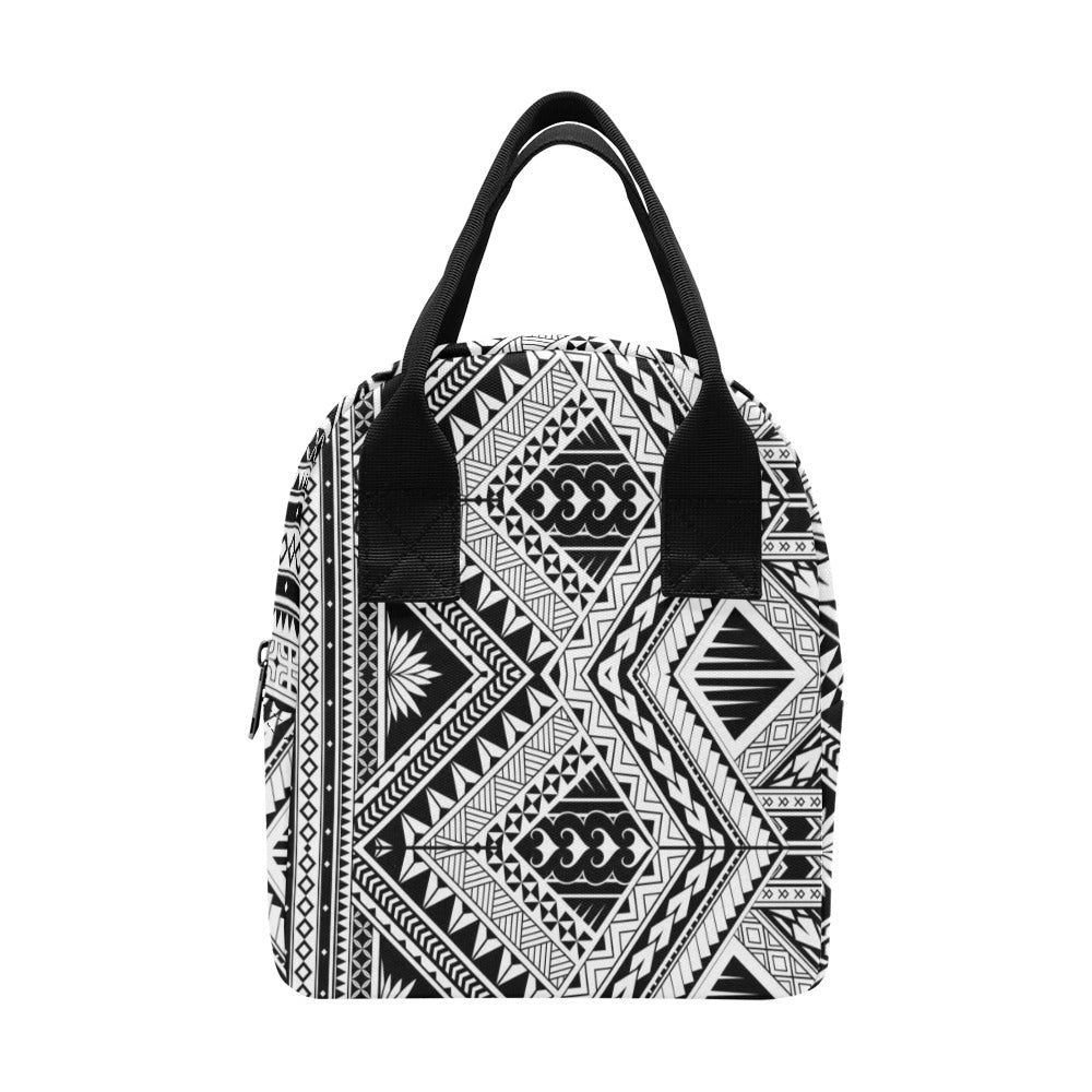 Samoan Tattoo Style Print Design LKS307 Insulated Lunch Bag